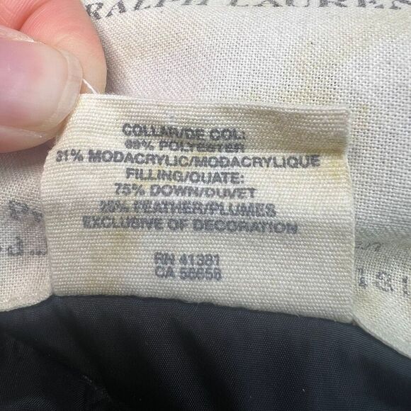 Ralph Lauren Denim & Supply Vest Mens Medium Down Puffer Vest Sherpa Collar - Picture 4 of 11